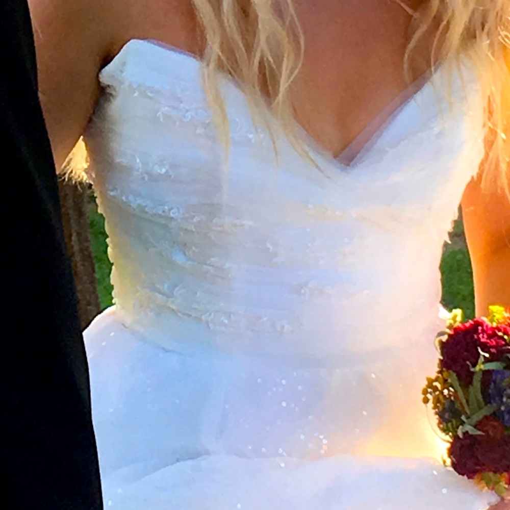 Maggie sorreto wedding dress size 10 - Picture 3 of 4